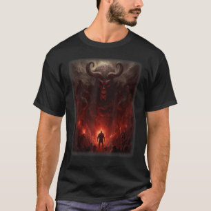 Visioenen van de hel Satan Duivels Demonen Monster T-shirt