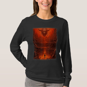 Visioenen van de hel Satan Duivels Demonen Monster T-shirt