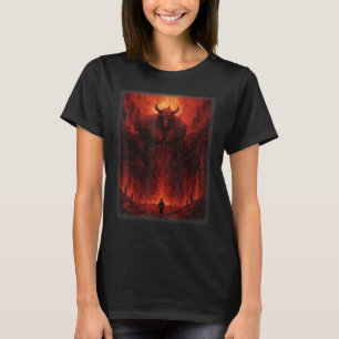 Visioenen van Hell Satan Duivels Demons Monster Sk T-shirt