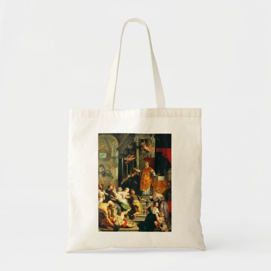 Visioenen van Ignatius door Peter Paul Rubens Tote Bag (Voorkant)