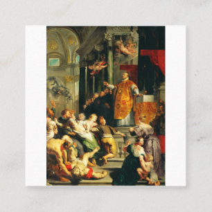 Visioenen van Ignatius door Peter Paul Rubens Vierkante Visitekaartje