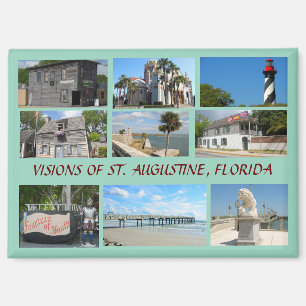 Visioenen van St. Augustine, Florida Magnet Magneet