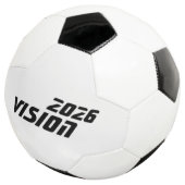 Vision 2026 Soccer Ball for Training Practice Game Voetbal (Drie kwart)