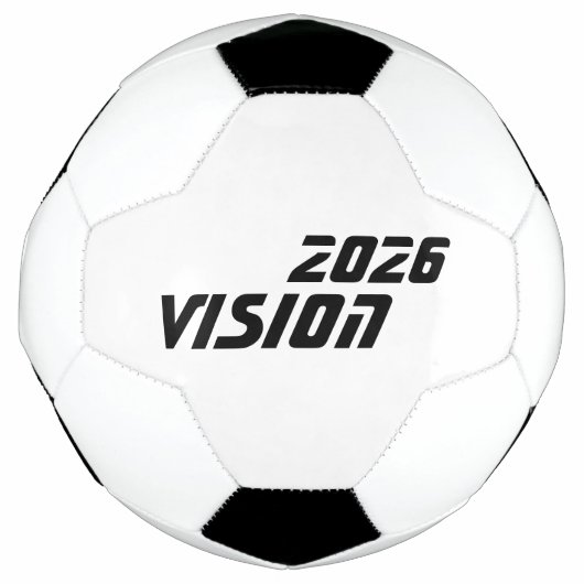 Vision 2026 Soccer Ball for Training Practice Game Voetbal (Voorkant)