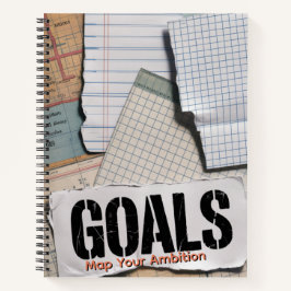 Vision Board Collage | Gescheurd Papier & Stempel. Notitieboek