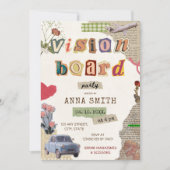 Vision Board Party Girl's Night Kaart (Voorkant)