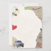 Vision Board Party Girl's Night Kaart (Achterkant)