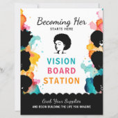 Vision Board Station Feestbord (Voorkant)