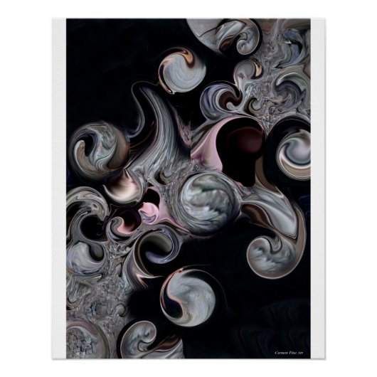 "Vision complexe de la matière bleue", affiche (Devant)