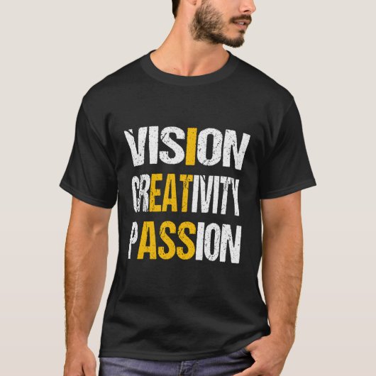 Vision Creatitivity-passie T-shirt (Voorkant)