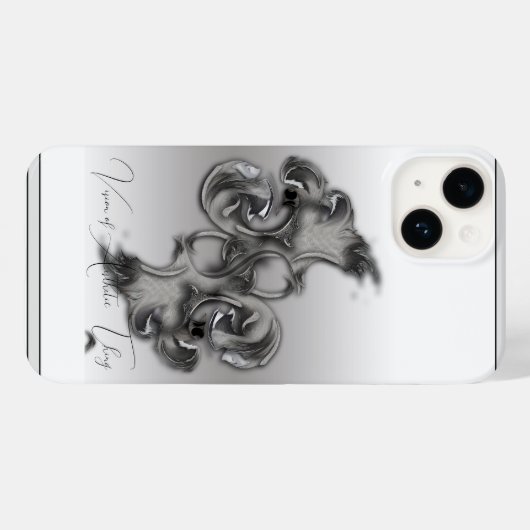 "Vision de la chose esthétique", Coque Apple iPhon (Verso (horizontal))