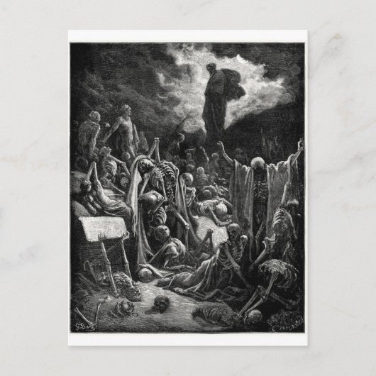 Vision de la Vallée des Os Sèches carte postale (Devant)