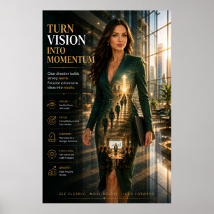 Vision en Mouvement – Affiche pour Dirigeants