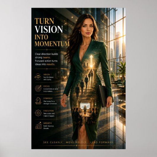 Vision en Mouvement – Affiche pour Dirigeants (Devant)