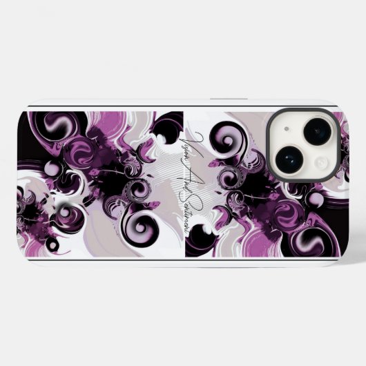"Vision et sentiment", Apple iPhone 14 Coque (Verso (horizontal))
