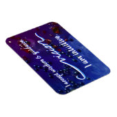 "Vision" Indigo Eye Chakra Mots Inspirants Magnets (Côté Droit)