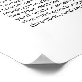 VISION Inspirerend muurkunst Poster (Hoek)