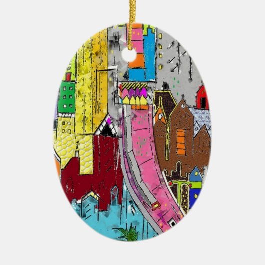 Vision Medellin Colombia Keramisch Ornament (Voorkant)