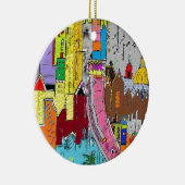 Vision Medellin Colombia Keramisch Ornament (Rechts)