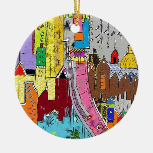 Vision Medellin Colombia Keramisch Ornament (Voorkant)