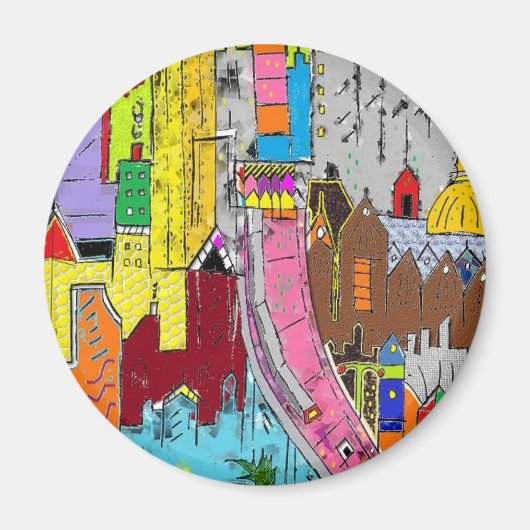 Vision Medellin Colombia Magneet (Voorkant)