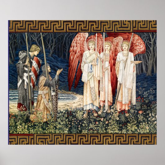 Vision of Angels to Perceval Poster (Voorkant)