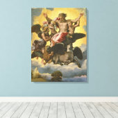 Vision of Ezekiel, c.1518 Canvas Afdruk (Insitu (Houten vloer))