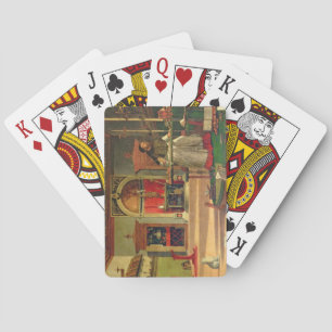 Vision of St. Augustine, 1502-08 (olie op canvas) Pokerkaarten