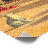 Vision of St. Augustine, 1502-08 (olie op canvas)  Poster (Hoek)