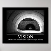 VISION Poster - Tunnel (Motivatie) (Voorkant)