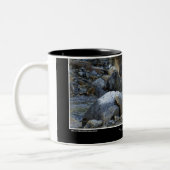 Vision Quest Grey Wolf Mug (Gauche)
