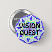 VISION QUEST (verander de woorden) Ronde Button 5,7 Cm (Voorkant /achterkant)