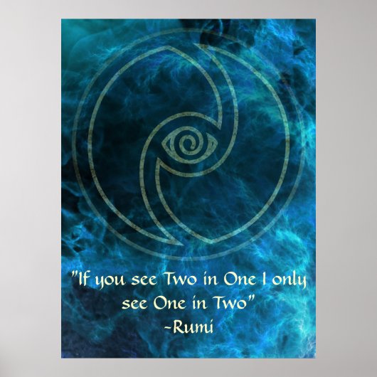 Vision-Rumi en poëtische kunst Poster (Voorkant)