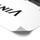  Vision Steampunk Jonge Vrouw Retro Poster (Hoek)