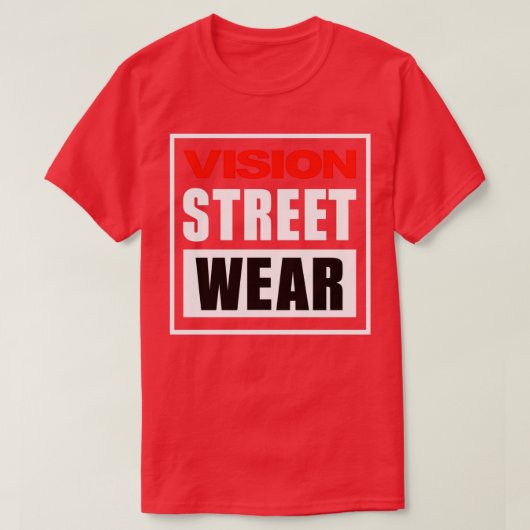 Vision Street Draag T-shirt (Design voorkant)