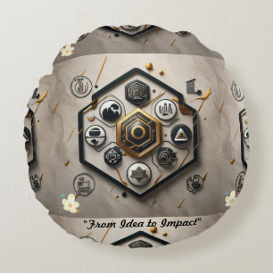 Visionaire creatieve Design Rond Kussen