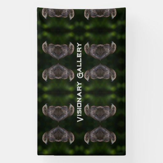 Visionaire Galerij Aangepaste Tekst Eagle afbeeldi Spandoek (Verticaal)