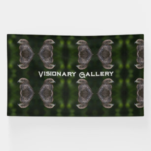 Visionaire Gallery Aangepaste tekst Eagle afbeeldi Spandoek