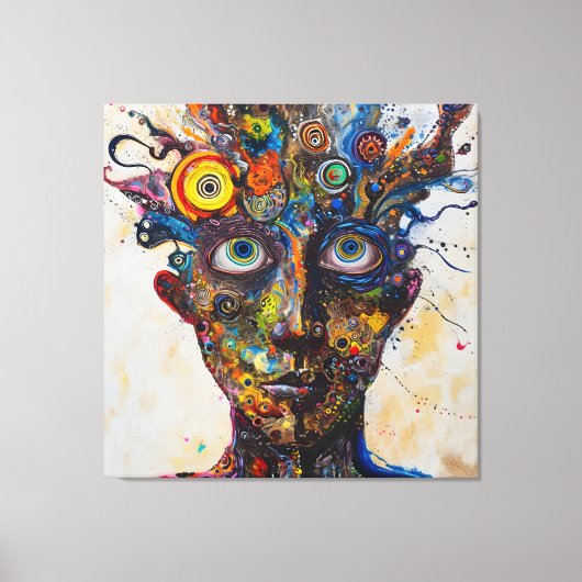 Visionaire wervelwind canvas afdruk (Voorkant)