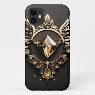 Visionary Soar: Crystal Eagle telefoonhoes iPhone 11 Hoesje