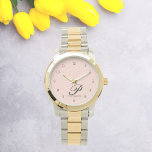 Visionneuse de script personnalisée de l'élégance<br><div class="desc">Élevez votre style grâce à notre montre de script personnalisée Blush Elegance - un mélange intemporel de sophistication et d'individualité. Ce magnifique garde-temps présente une police de script gracieuse, avec votre premier nom initial et complet, créant un accessoire sur mesure qui reflète votre charme unique. Réalisée avec précision et durabilité...</div>