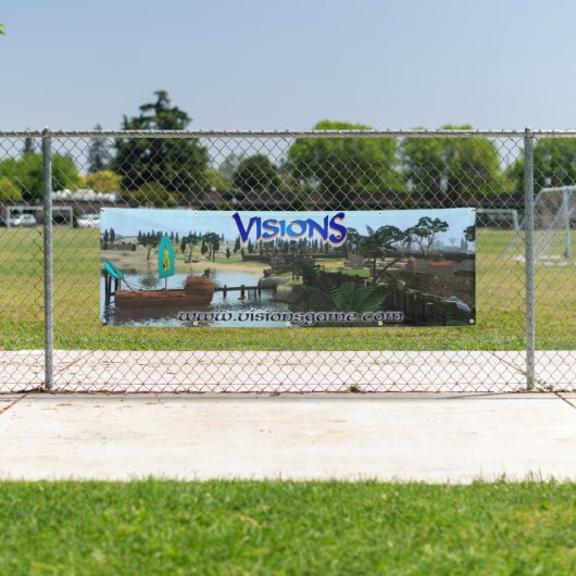 Visions 2,5' horizontal x 8' bannière avec des (En situation)