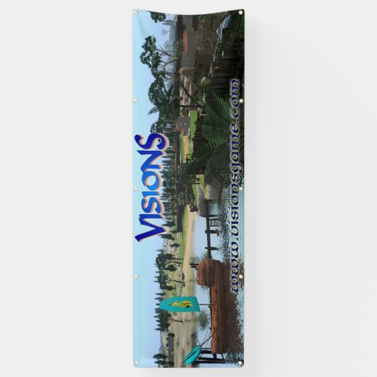 Visions 2,5' horizontal x 8' bannière avec des (Vertical)