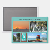 Visions de Key West Florida Magnet (Recto/Verso)