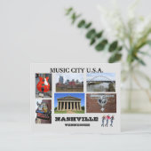Visions de Nashville, Tennessee Carte postale (Debout devant)