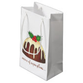 Visions de Sugar Plums Pudding Sac cadeau à la pru (Dos Angle)