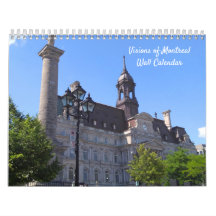 Visions du calendrier du mur de Montréal