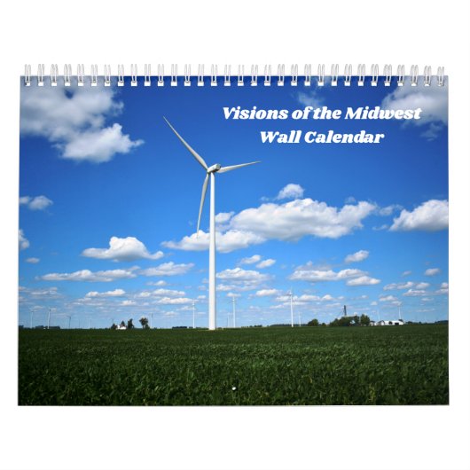 Visions du calendrier du mur du Midwest (Protection)