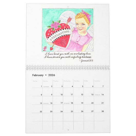 Visions et versets Calendrier Inspiratif (Feb 2026)