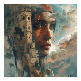 Visions of Time - Fortified Memories Art Print Foto Afdruk